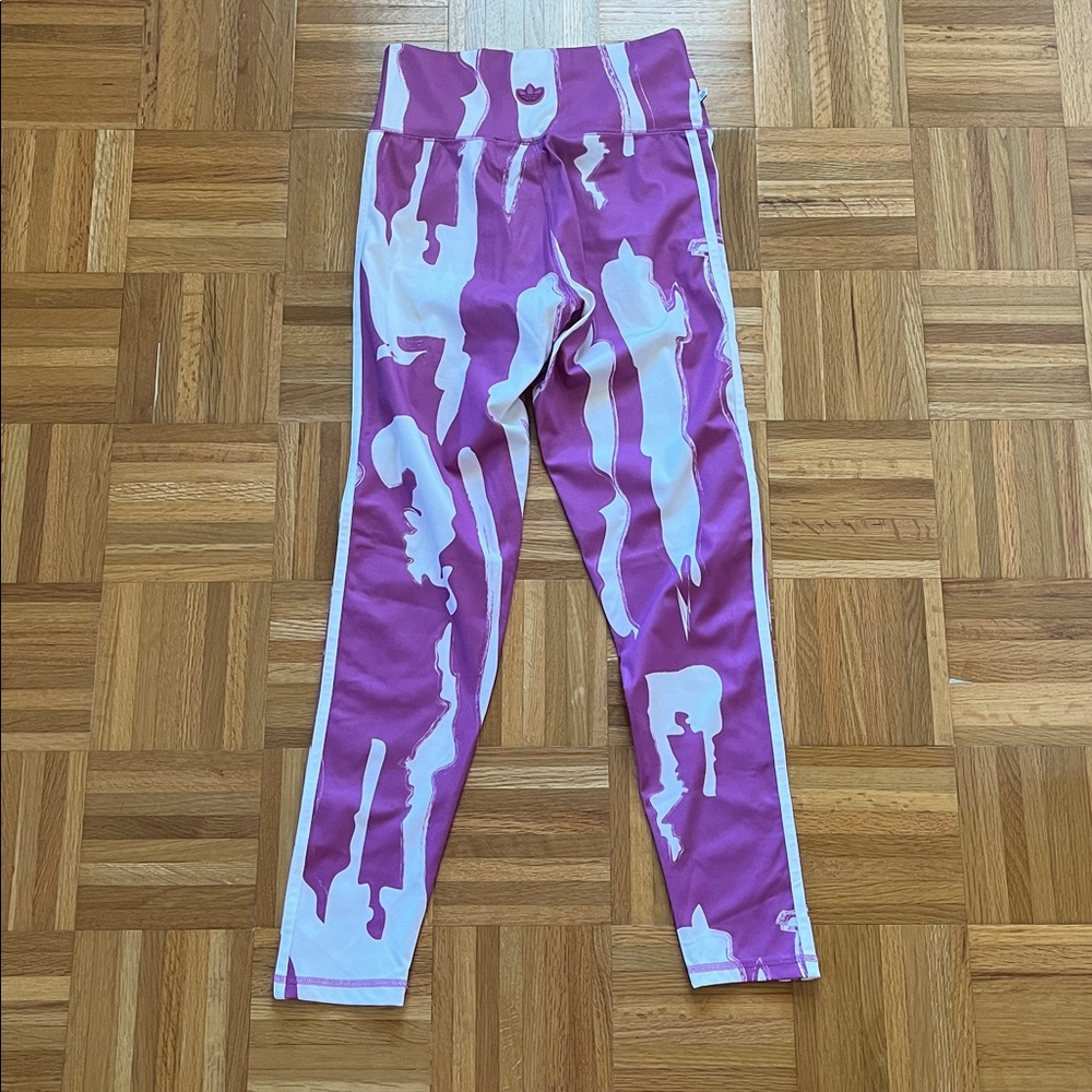 ADIDAS Originals x Thebe Magugu Crop Top & Leggings Athleisure / Training Set - Picture 9 of 12